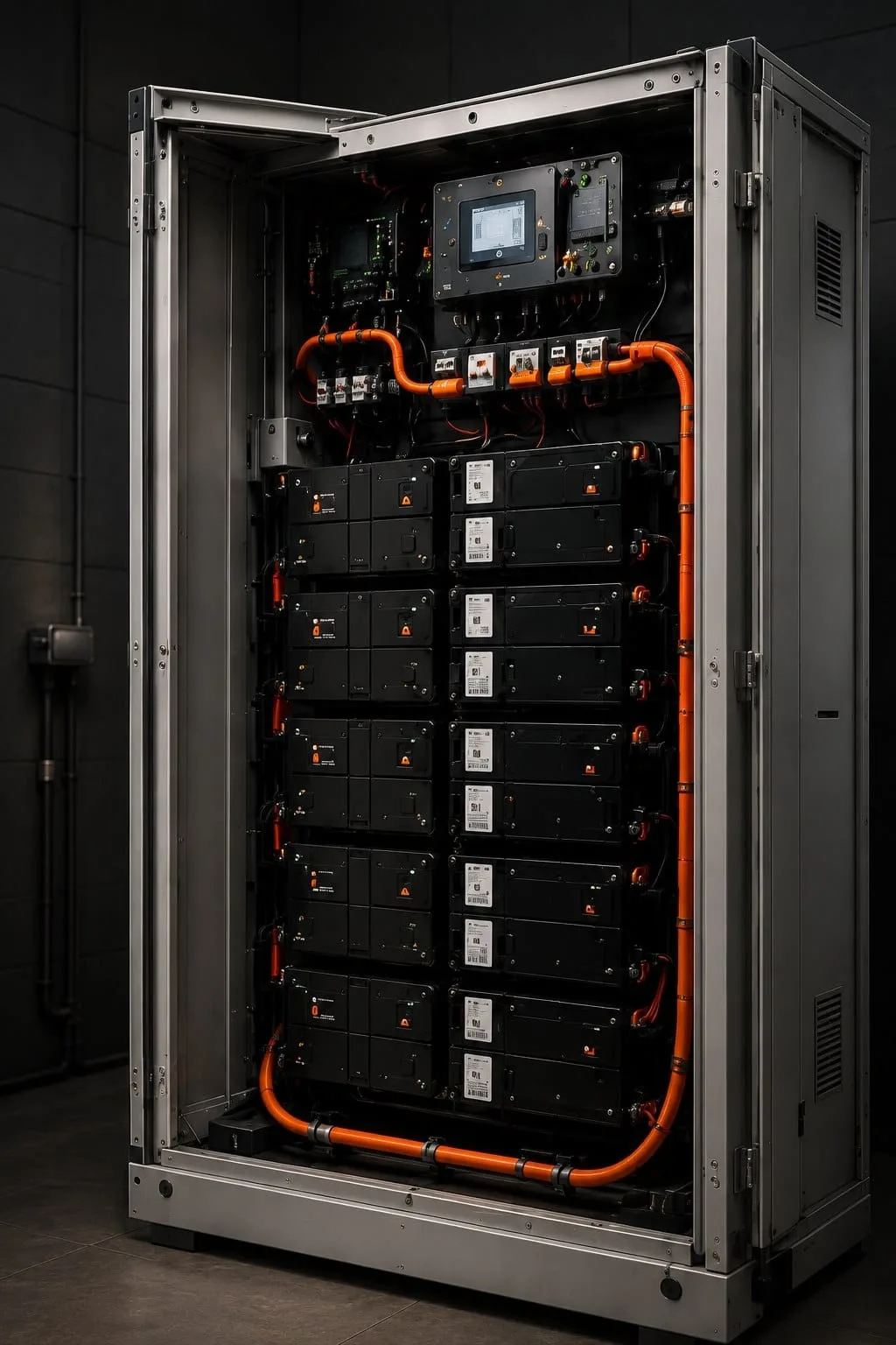 Residential battery rack system